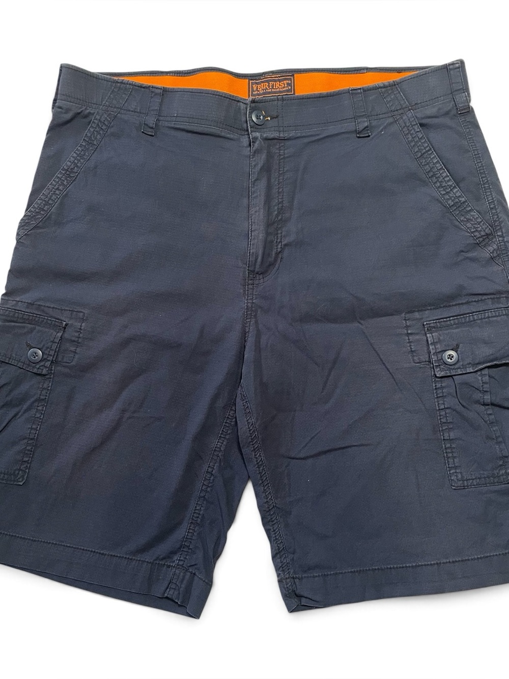 Wear First Men's Navy Ripstop Cargo Shorts 38”